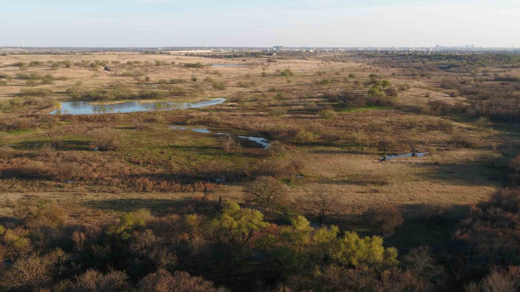 Aerial of Fields land